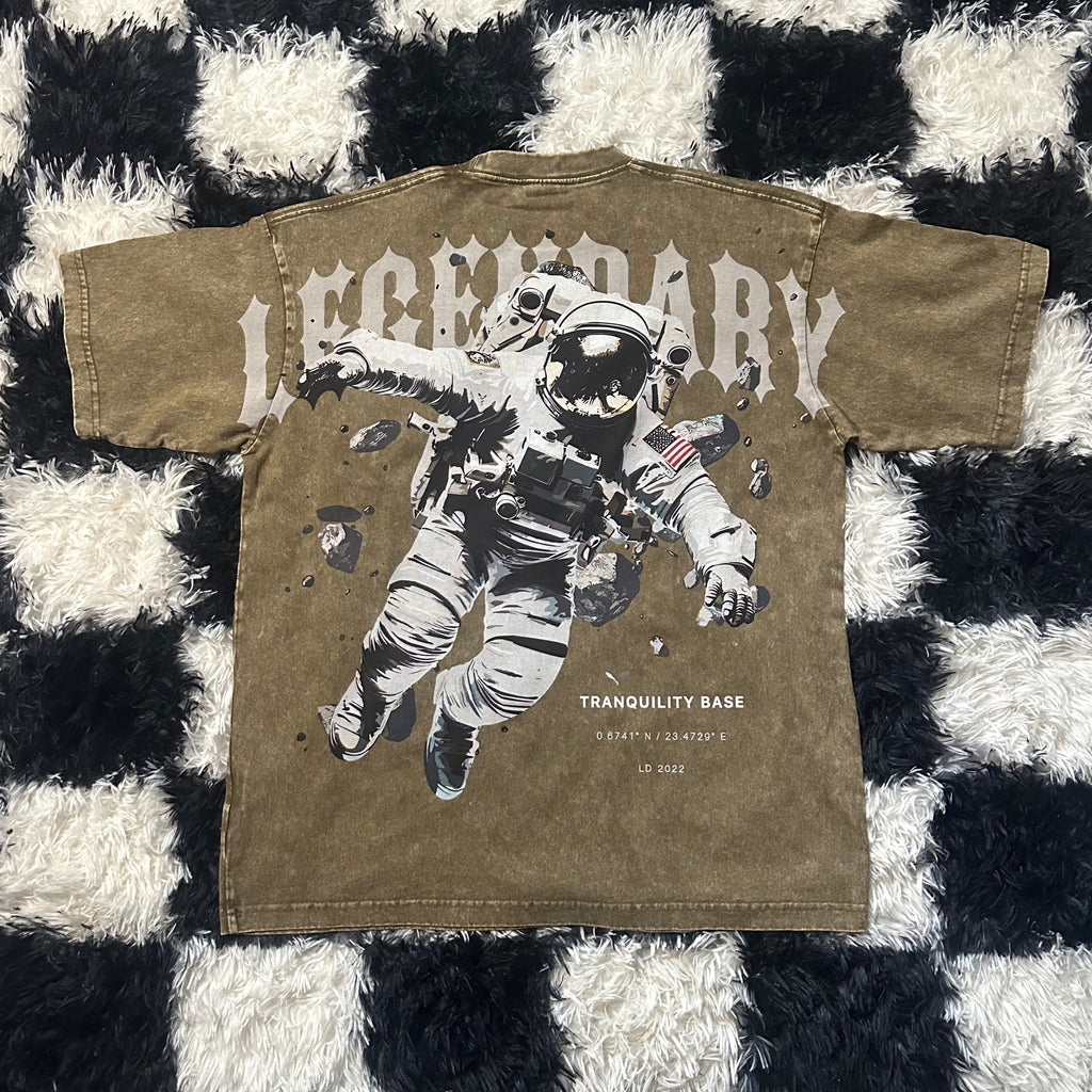 CHASE THE IMPOSSIBLE OVERSIZED TEE - VINTAGE WASHED BROWN